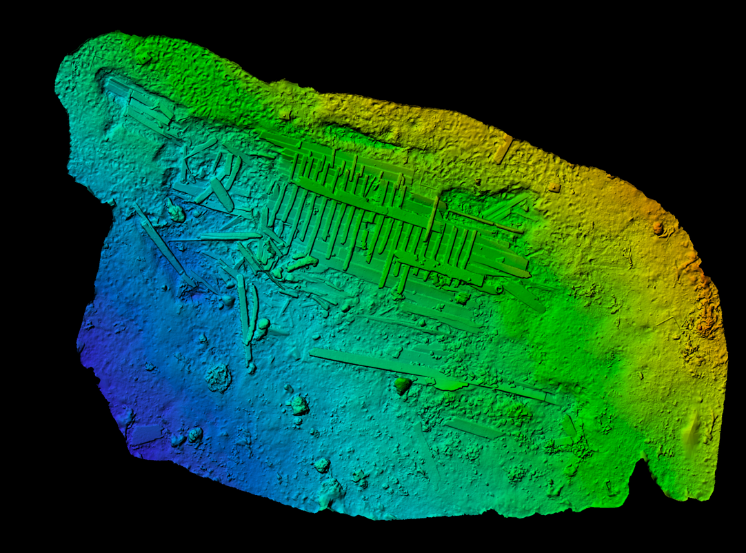 3D imagery shows the shape and size of Svælget 2. 3D imagery shows the shape and size of Svælget 2.